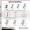 Service Caster 4 Inch V Groove Semi Steel Caster Set with Roller Bearings 2 Swivel 2 Rigid SCC SCC-35S420-VGR-2-R-2 - alternate 5